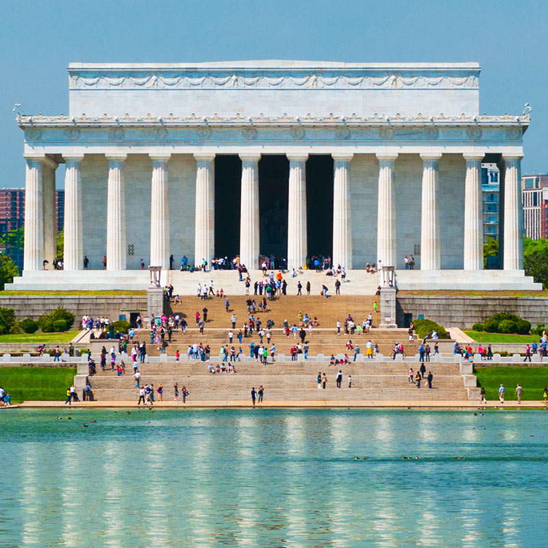 Lincoln Memorial and Reflecting Pool on the National Mall - Monuments and memorials in Washington, DC