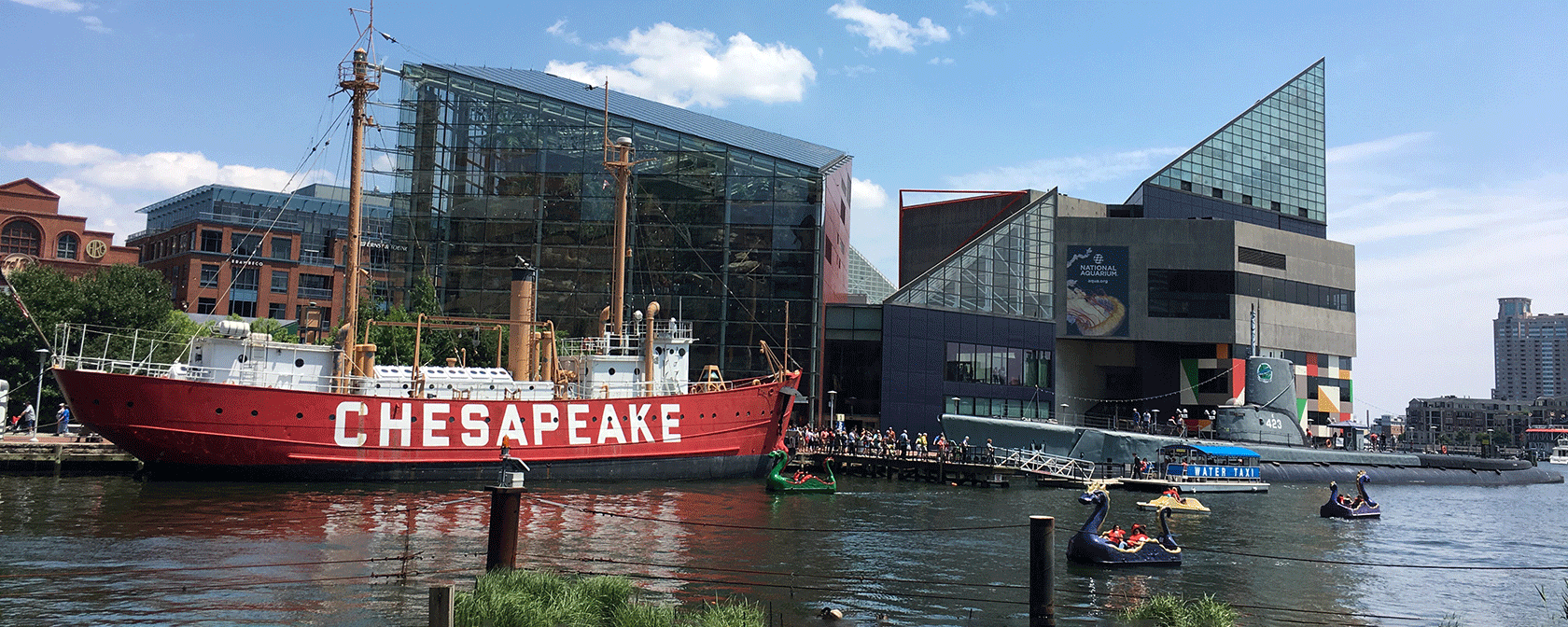 Inner Harbor em Baltimore Maryland