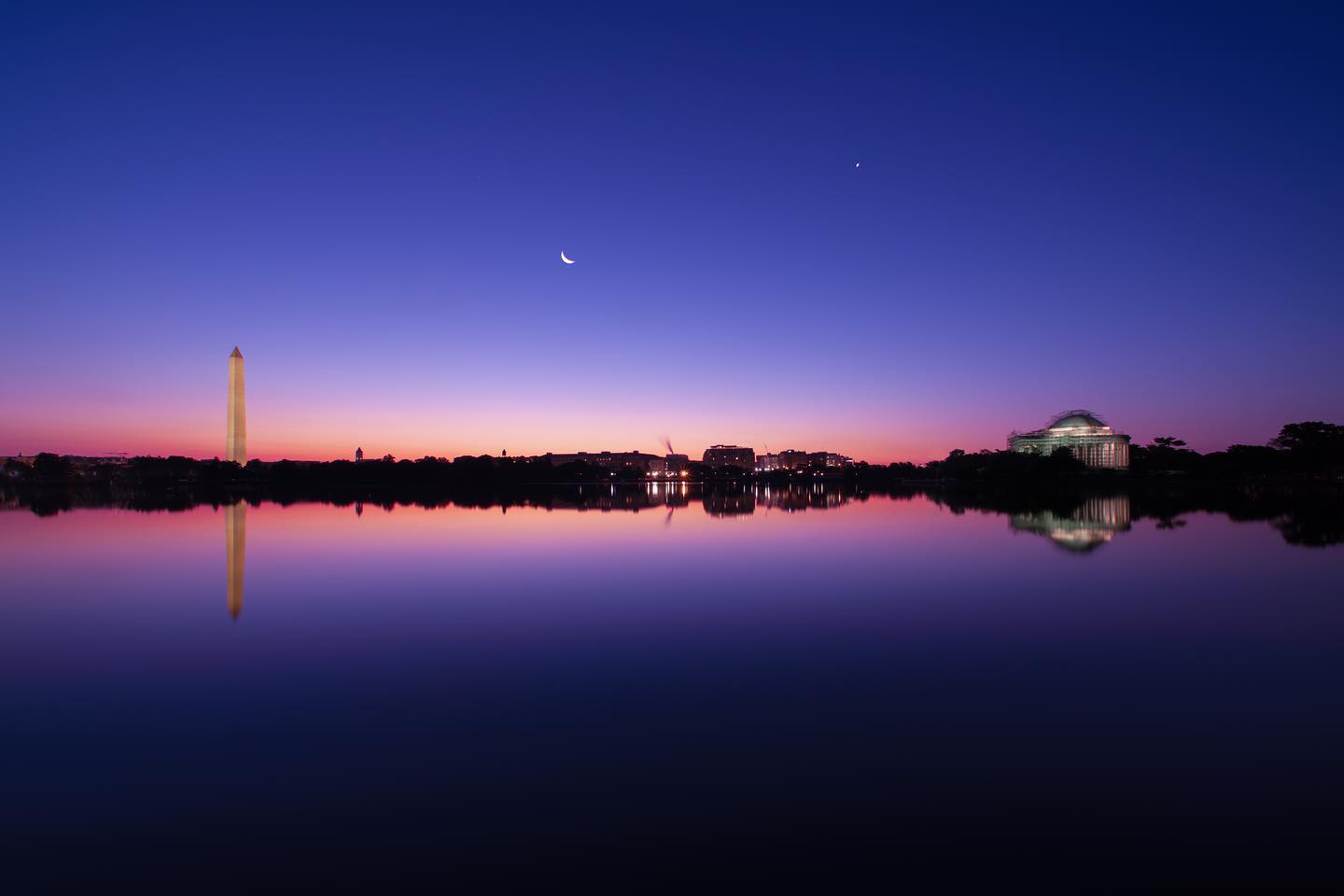 @johiattkim - Skyline di Washington di notte