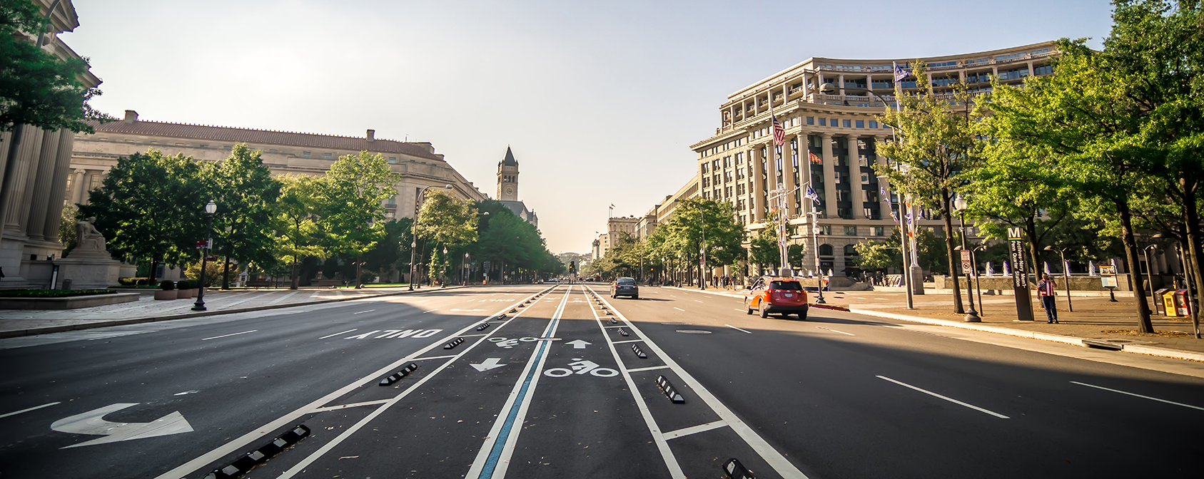 Street view in downtown DC