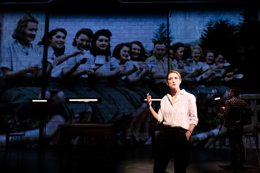 Photo of the the production of 'HERE THERE ARE BLUEBERRIES'