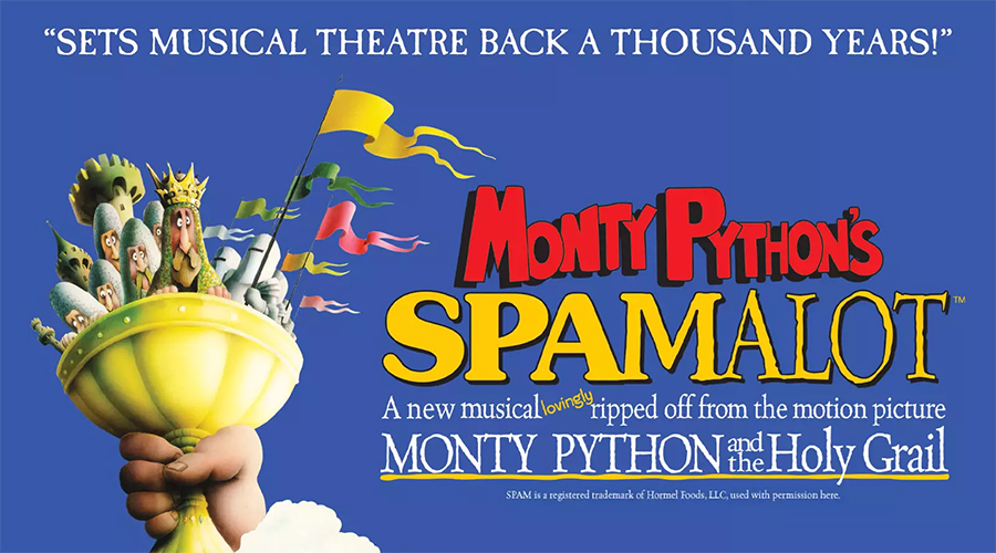 Poster for 'Monty Python’s Spamalot' stage production 