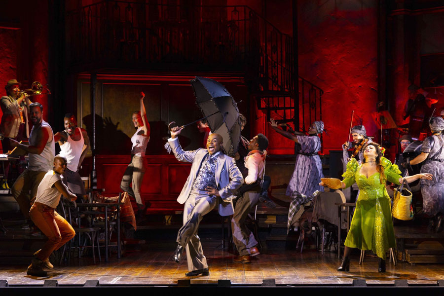 Photo from stage production of 'Hadestown'