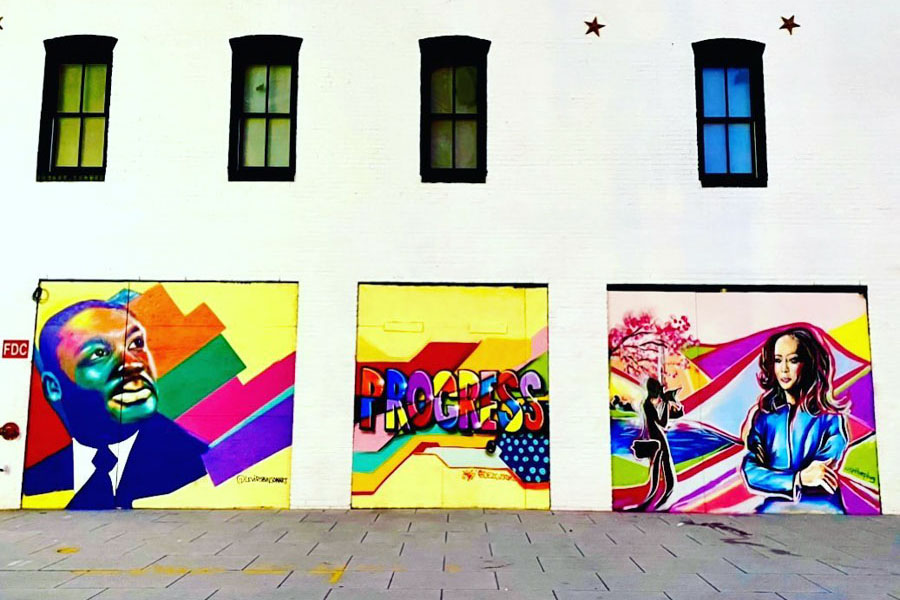 ‘Voices for Change – Representation, Progress & Hope’ mural