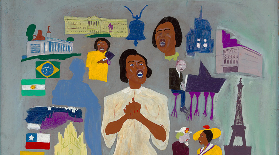 Artwork from Fighters for Freedom: William H. Johnson Picturing Justice