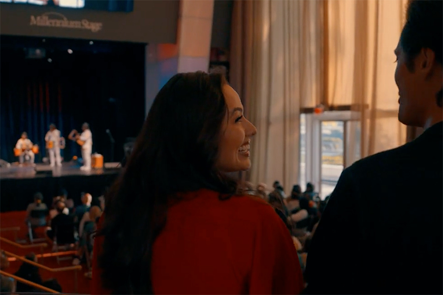 Couple at The Kennedy Center concert