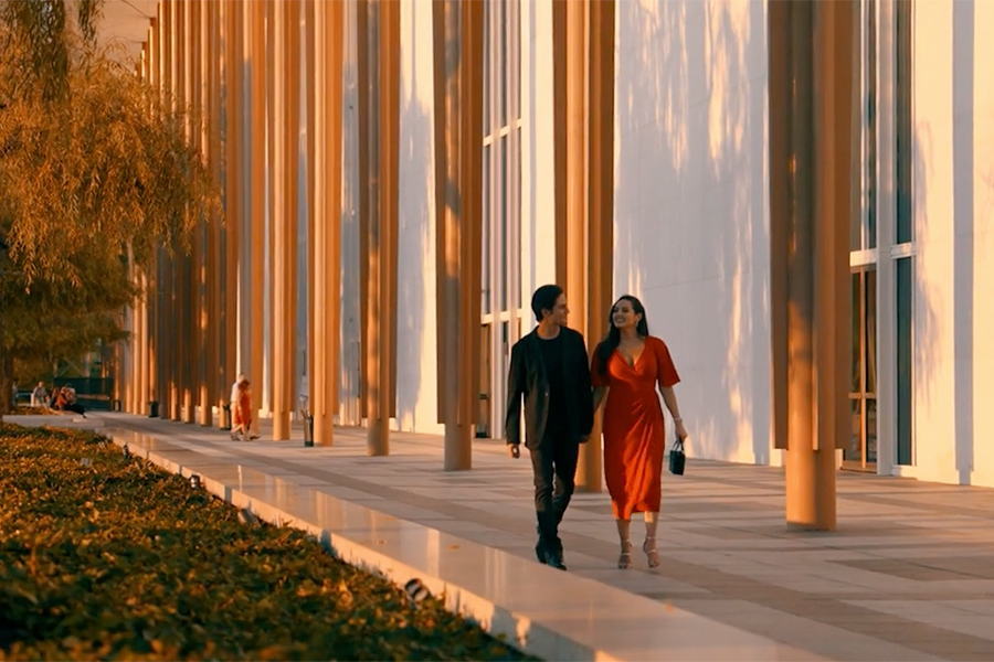 Couple at The Kennedy Center