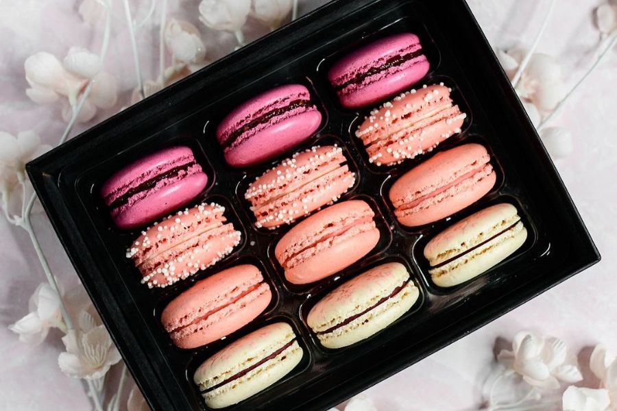 Olivia Macaron Cherry Blossom Flavors