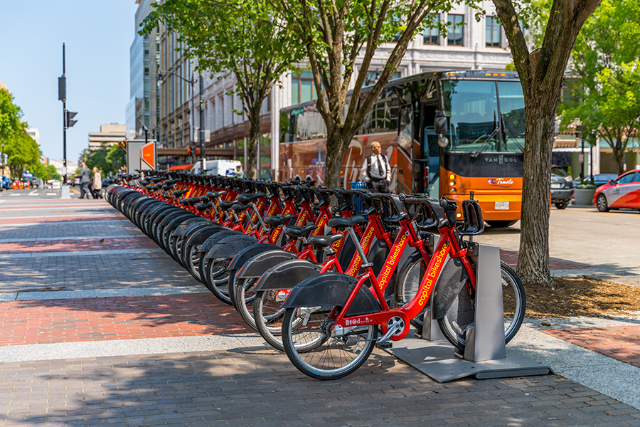 Capital Bikeshare in Penn Quarter