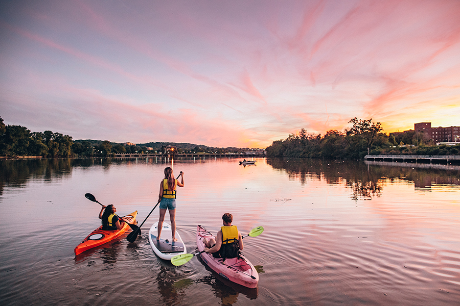 Kayak in Anacostia River