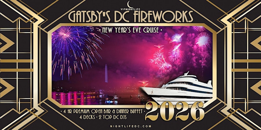 Gatsby's DC Fireworks New Year's Eve Yacht Part