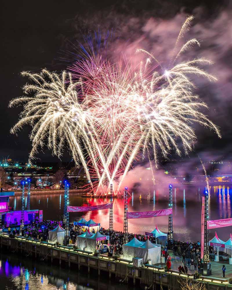 @dougvansant - National Cherry Blossom Festival Petalpalooza fireworks at the Wharf - Spring festival and fireworks in Washington, DC