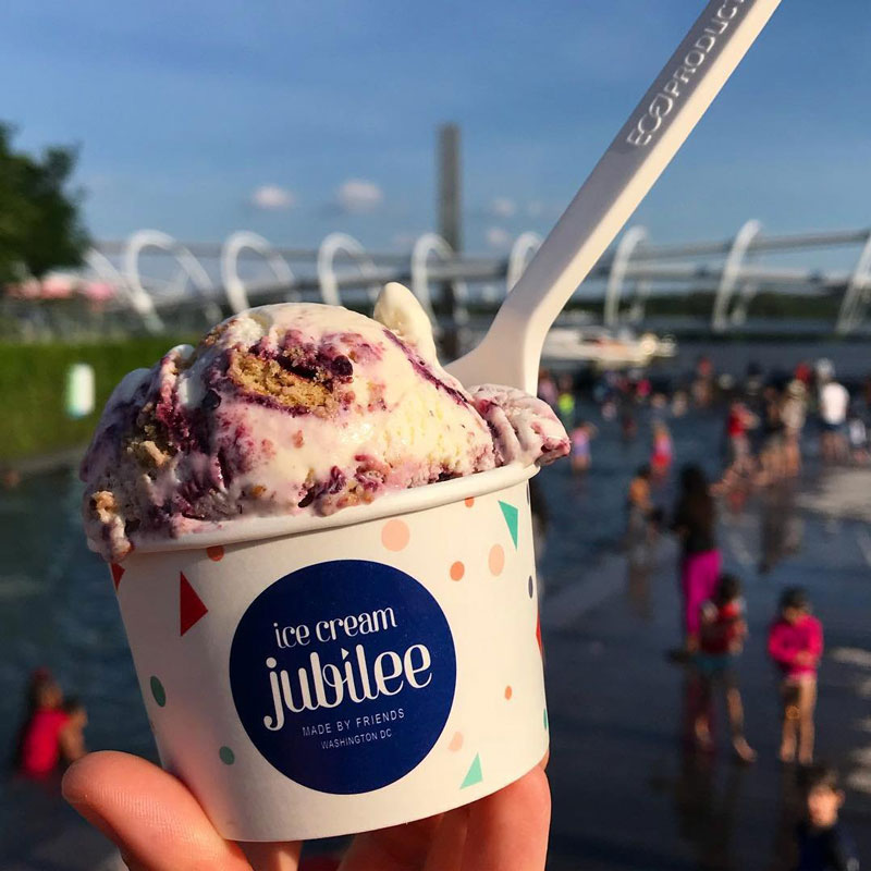 @icecreamjubilee - Ice Cream Jubilee ice cream at the Capitol Riverfront's Yards Park - Where to eat near Washington, DC's waterfronts