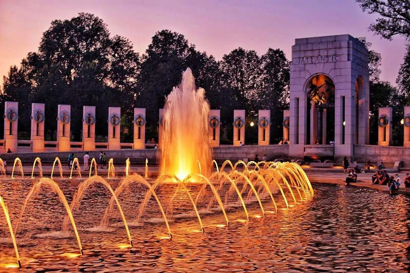 @marcus_ww - Summer sunset at the World War II Memorial - Things to do in Washington, DC