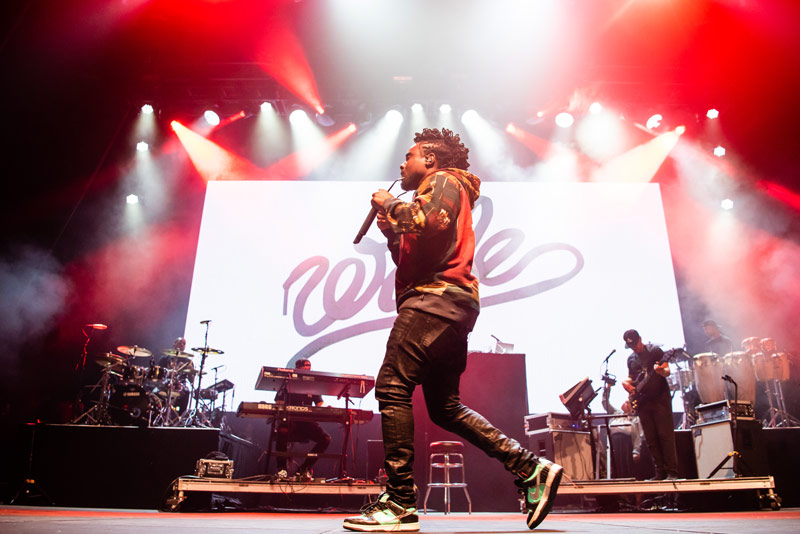 Wale performing at the Entertainment and Sports Arena - Music and sports venue in Washington, DC