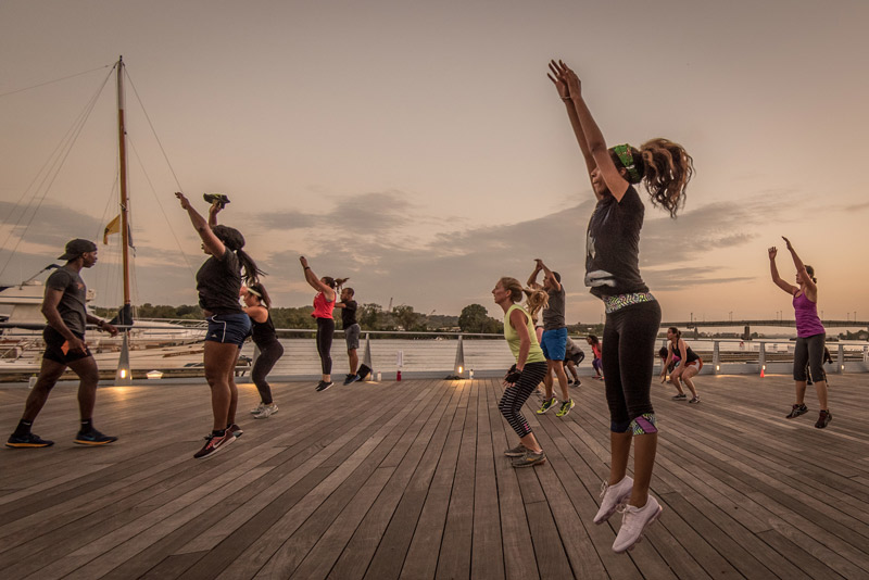 Outdoor fitness on the Capitol Riverfront - Free outdoor activities in Washington, DC