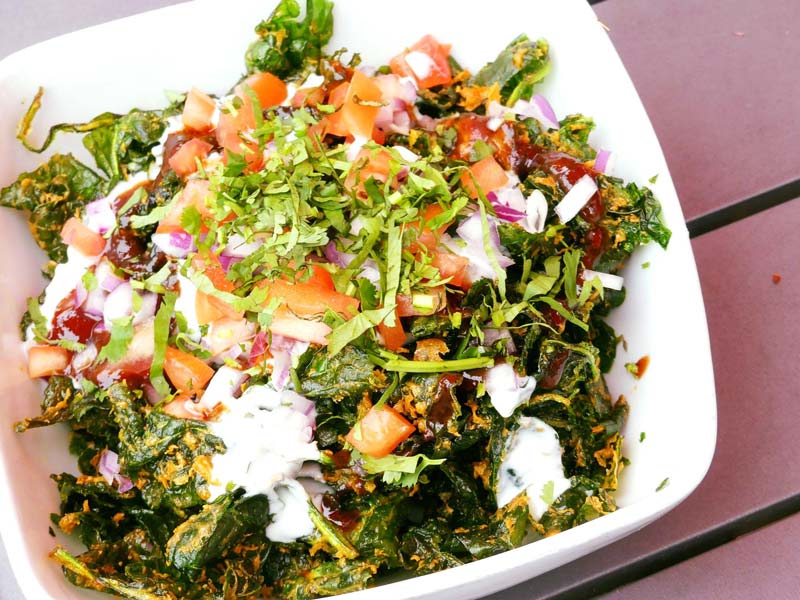 Palak Chaat at Vikram Sunderam's Rasika West End Indian restaurant - Dishes in DC you have to try