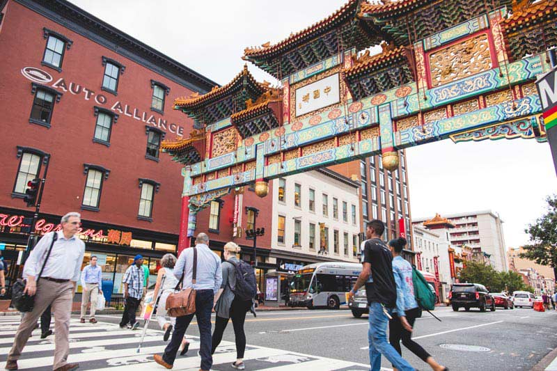 Friendship Archway in Chinatown - Neighborhoods in Washington, DC