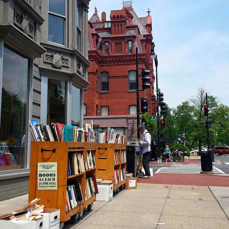 Second Story Books Sidewalk Sale - Dupont Circle - Washington, DC