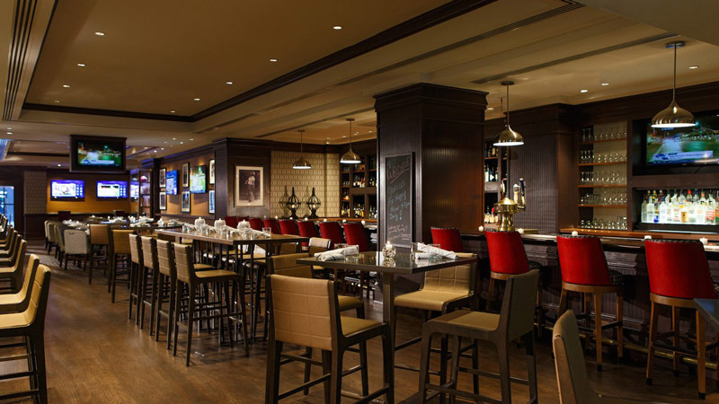 Sports bar at the Renaissance Washington, DC Downtown Hotel - Top hotels for sports fans in DC