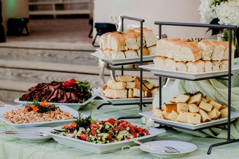 Spread from Geppetto Catering - Sustainable, eco-friendly catering companies in Washington, DC