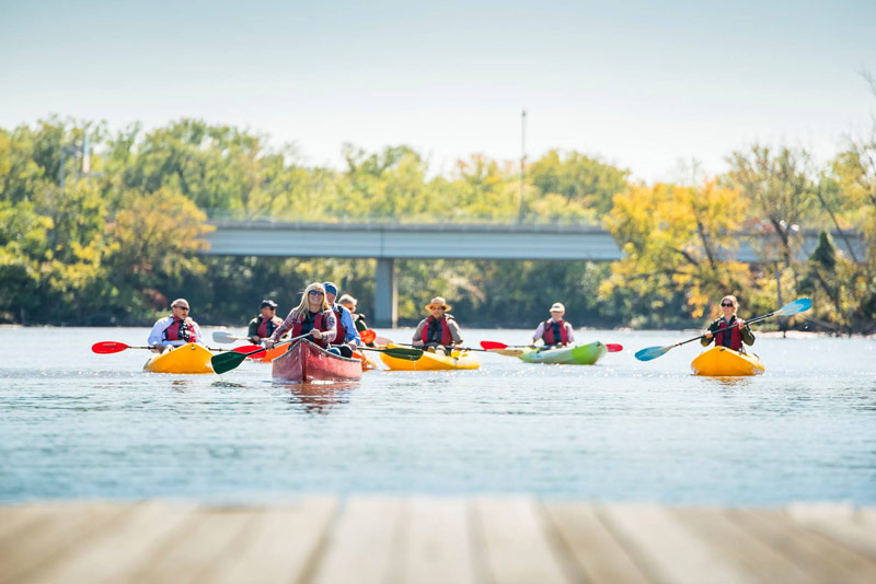 Kayaking on the Capitol Riverfront - Family Friendly and Waterfront Activities in Washington, DC