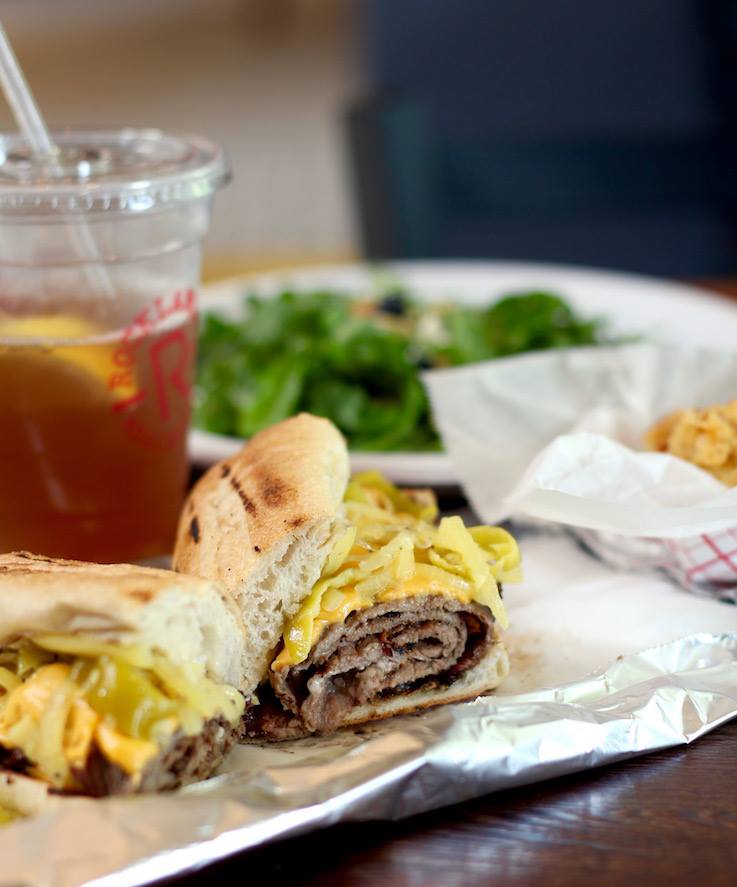 Pit beef sandwich at Rocklands Barbeque and Grilling Company - Budget-friendly restaurants in DC