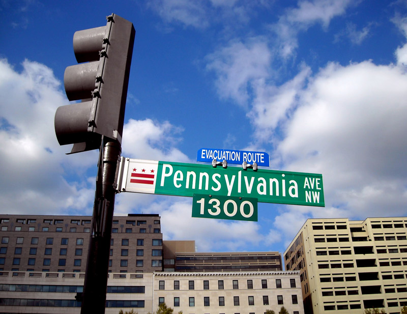 Washington, DC Safety Information - Pennsylvania Avenue Evacuation Route