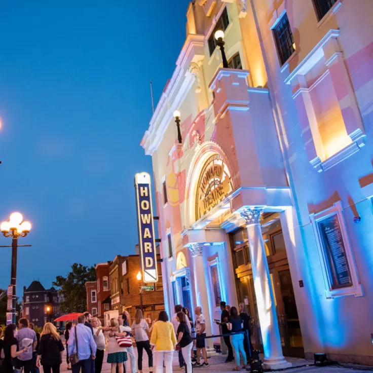 Crowd Outside Historic Howard Theatre in Shaw - Events in Washington, DC