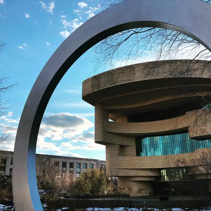 Native American Veterans Memorial at the Smithsonian’s National Museum of the American Indian