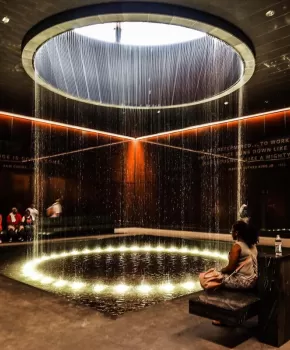 @lgphotodc - Contemplative Court inside the Smithsonian National Museum of African American History and Culture - Free Smithsonian Museum in Washington, DC