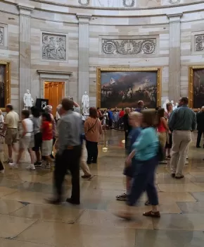 Tour groups in United States Capitol Building Rotunda - Attractions and landmarks in Washington, DC