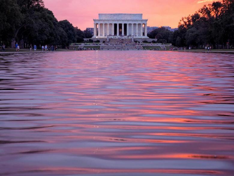 @abpanphoto - Sunset over the Lincoln Memorial - Washington, DC