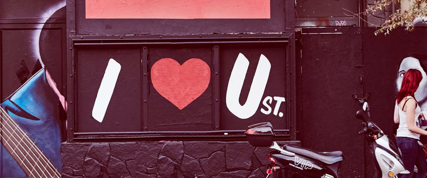 I heart U Street Mural