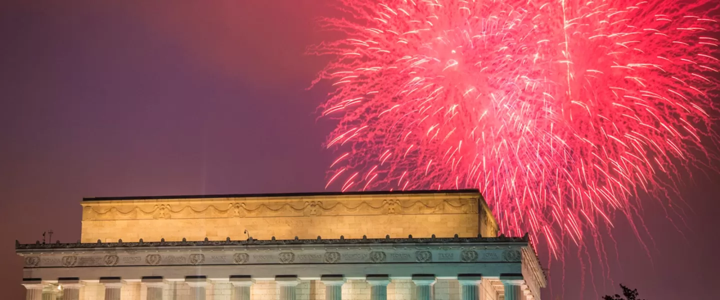 fireworks over DC