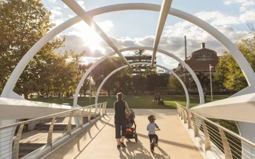 Family Friendly Things to Do on the Capitol Riverfront - Yards Park in Washington, DC
