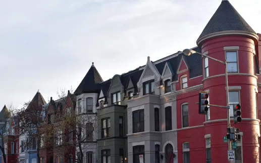 Row houses in the Shaw neighborhood
