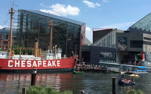 Inner Harbor at Baltimore Maryland
