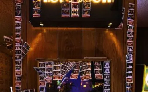 Photo booth at Player's Club
