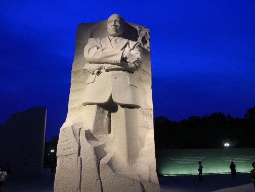 MLK Memorial at Night - National Mall - Washington, DC
