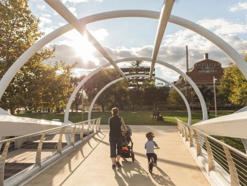 Family Friendly Things to Do on the Capitol Riverfront - Yards Park in Washington, DC