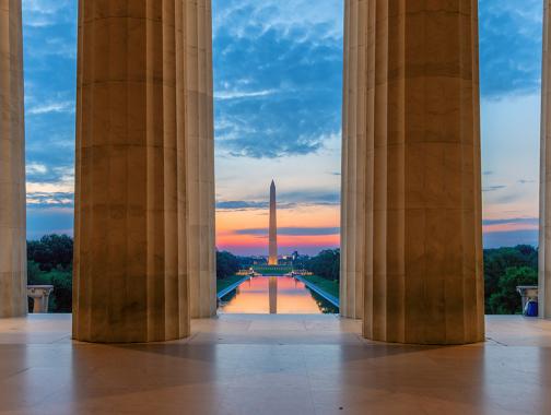 Washington Monument Sunrise