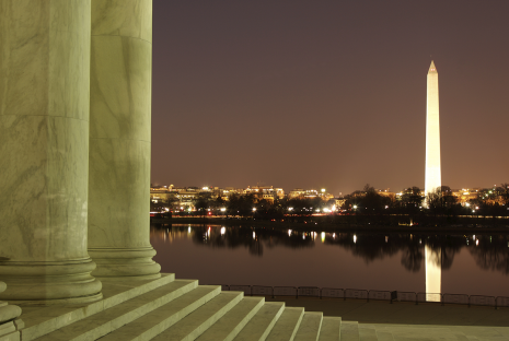 National Monument from steps of Jefferson Memorial