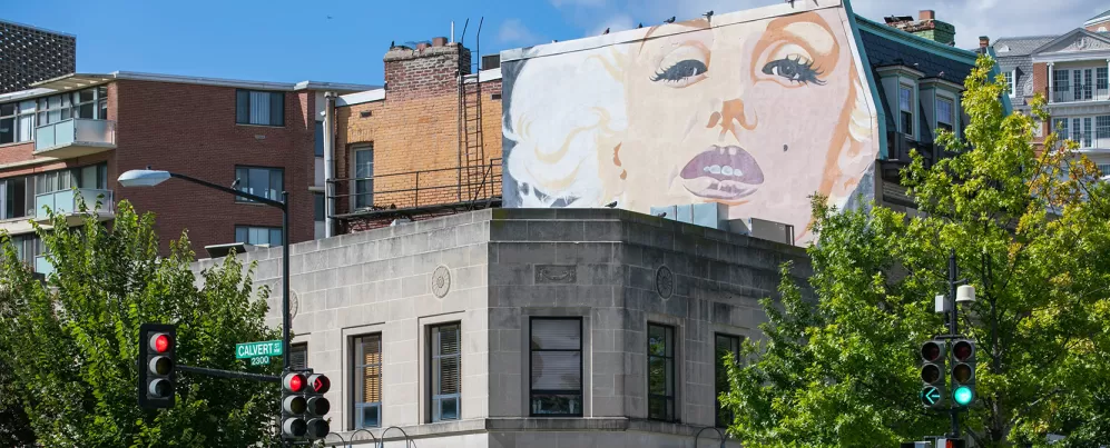 Woodley Park Marilyn Monroe Mural