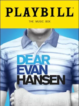 "Dear Evan Hansen" Playbill