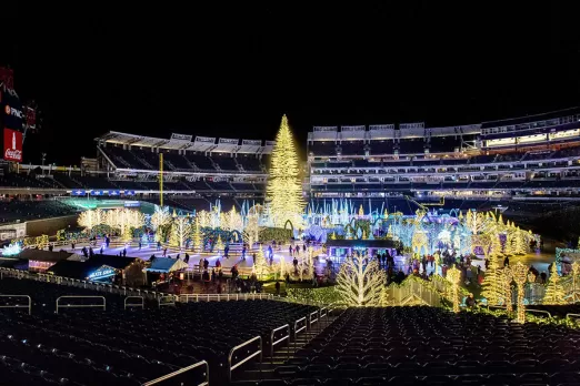 Enchant Christmas at Nats Park