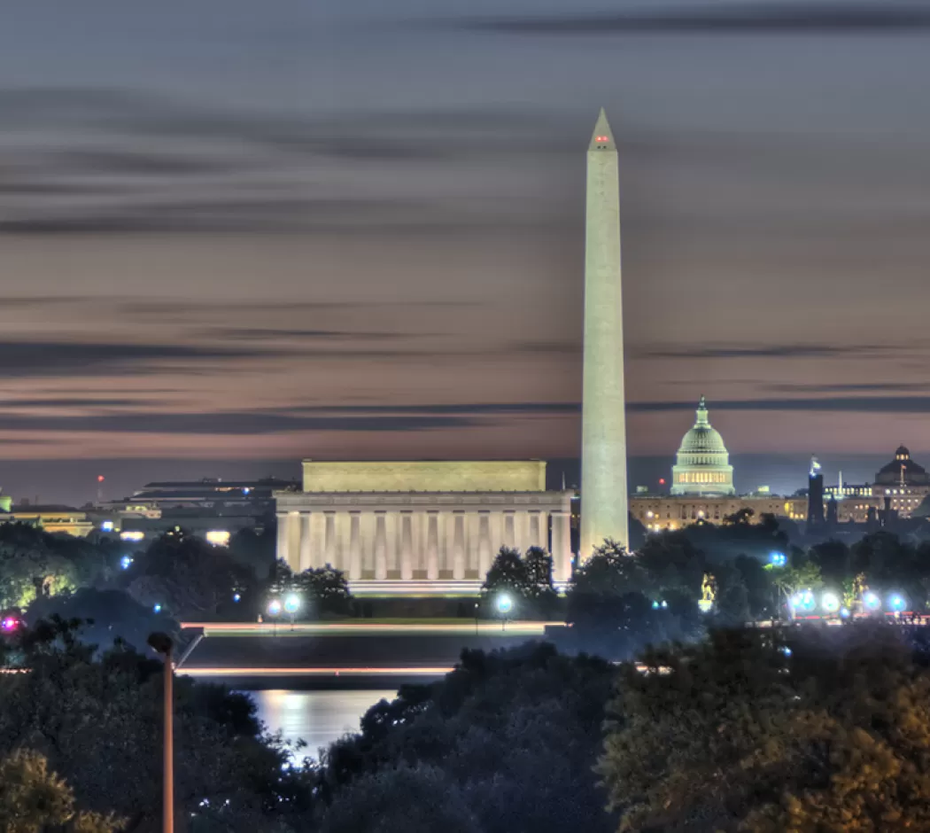 DC Skyline at Dusk