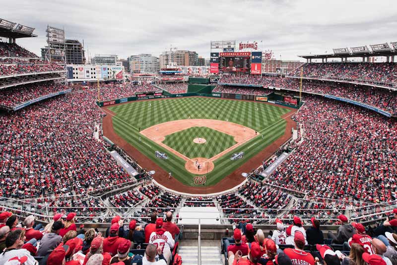 Washington Nationals partita al Nationals Park - Baseball a Washington, DC